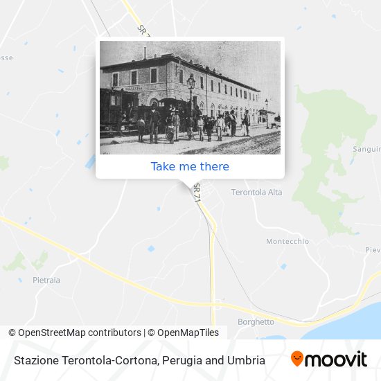 Stazione Terontola-Cortona map