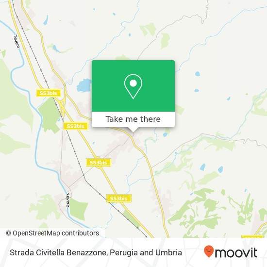 Strada Civitella Benazzone map