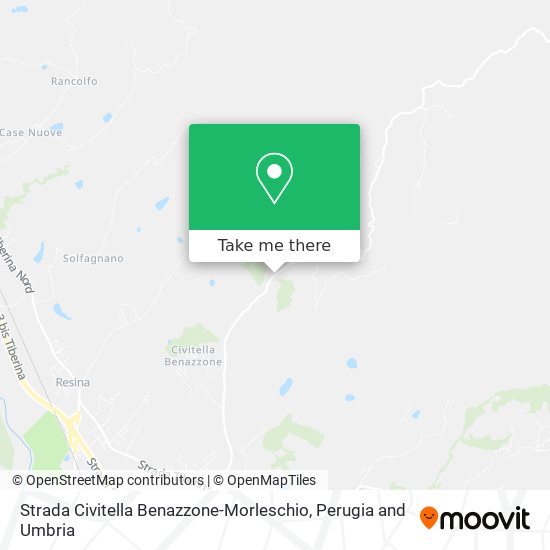 Strada Civitella Benazzone-Morleschio map