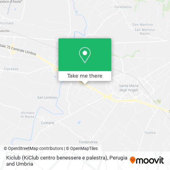 Kiclub (KiClub centro benessere e palestra) map