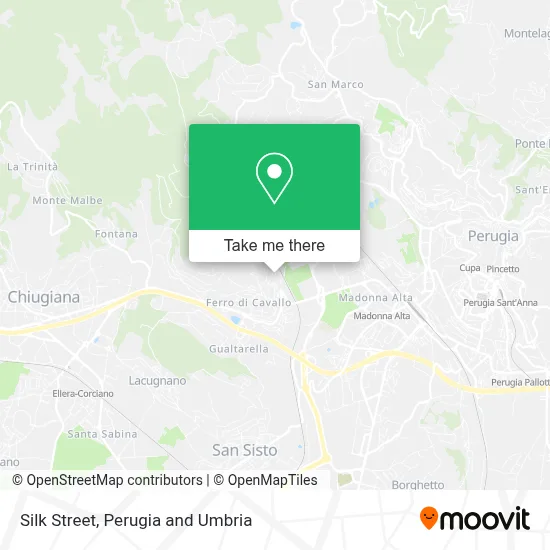 Silk Street map