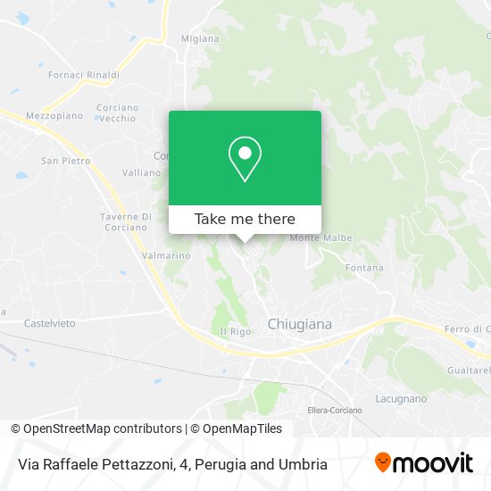 Via Raffaele Pettazzoni, 4 map