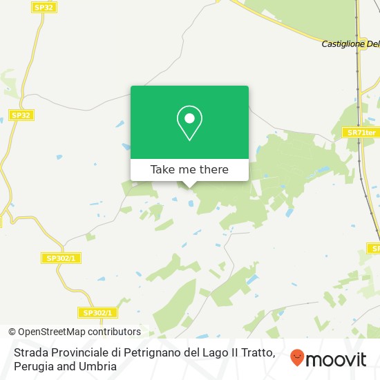 Strada Provinciale di Petrignano del Lago II Tratto map