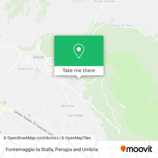 Fontemaggio-la Stalla map
