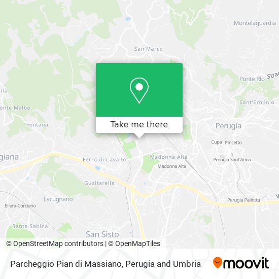 Parcheggio Pian di Massiano map