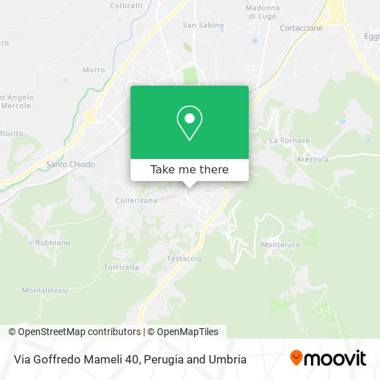 Via Goffredo Mameli 40 map
