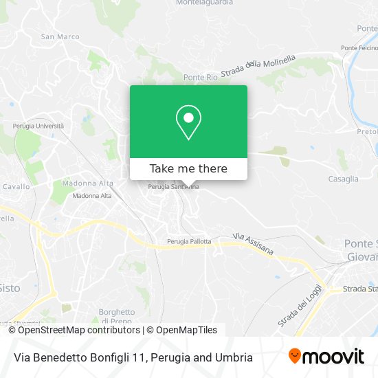Via Benedetto Bonfigli  11 map