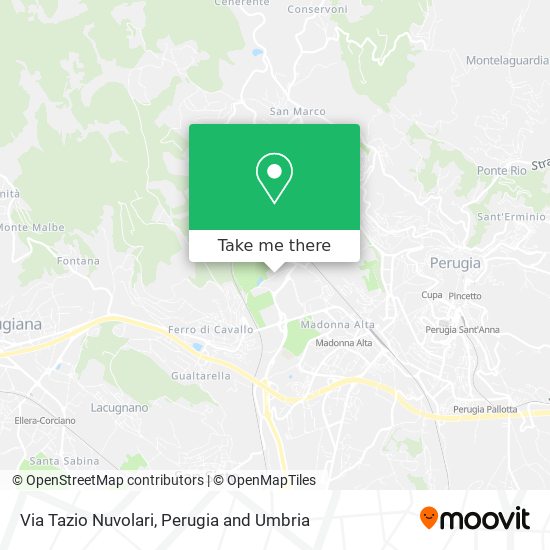 Via Tazio Nuvolari map