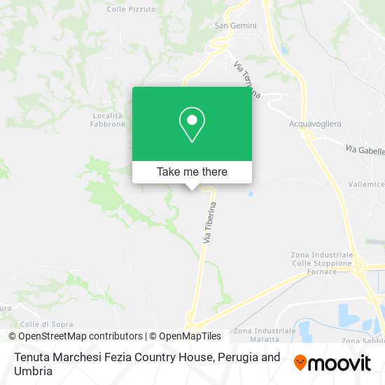 Tenuta Marchesi Fezia Country House map
