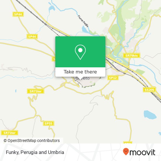 Funky, Via Garibaldi, 28 05018 Orvieto map
