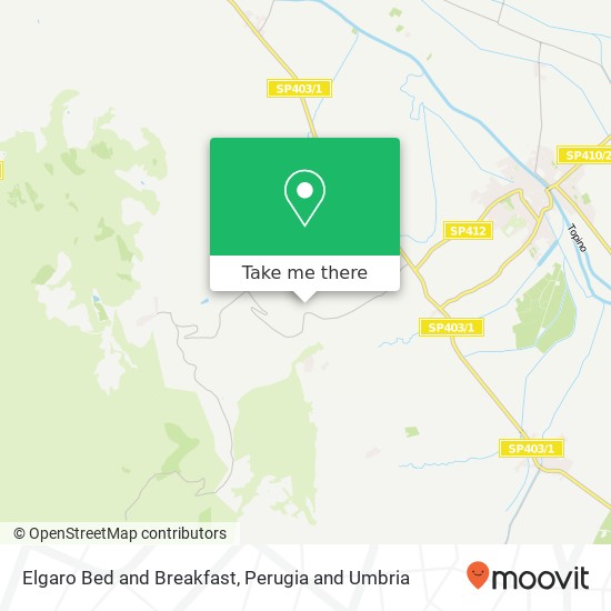 Elgaro Bed and Breakfast map