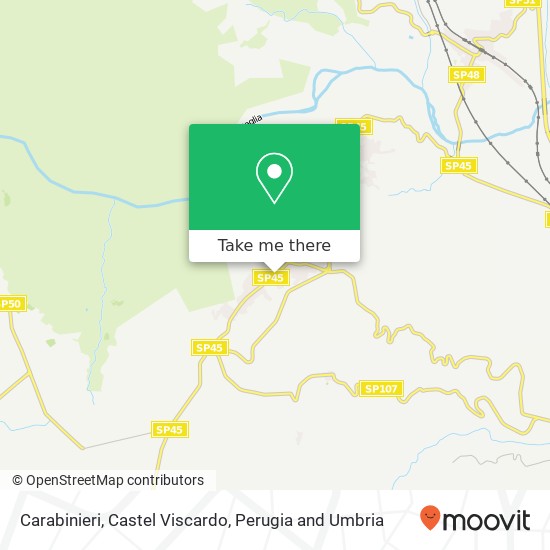 Carabinieri, Castel Viscardo map