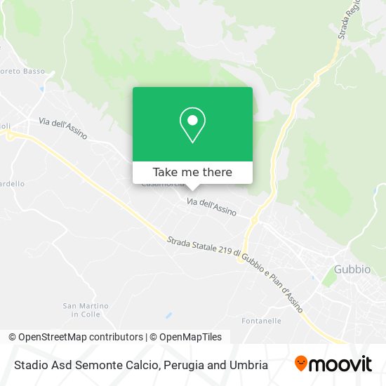 Stadio Asd Semonte Calcio map