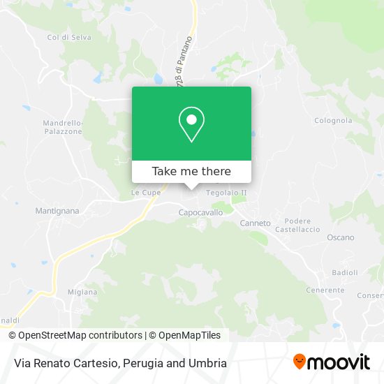 Via Renato Cartesio map