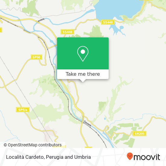 Località Cardeto map