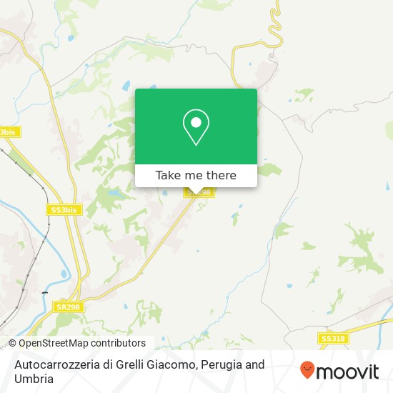 Autocarrozzeria di Grelli Giacomo map