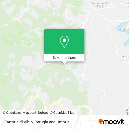 Fattoria di Vibio map