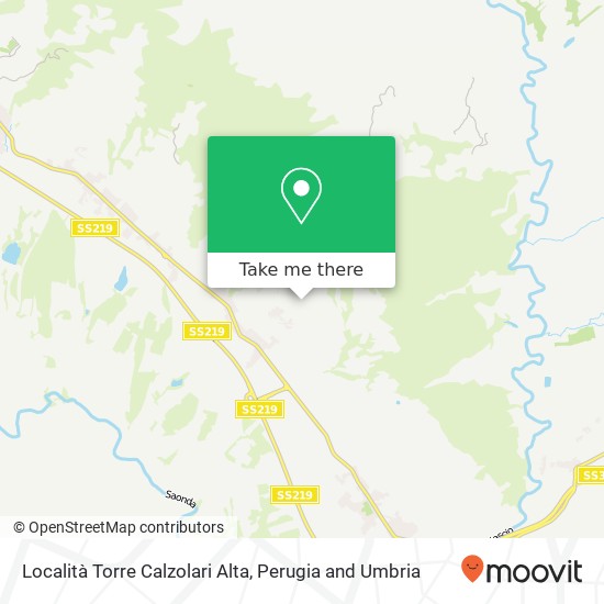 Località Torre Calzolari Alta map