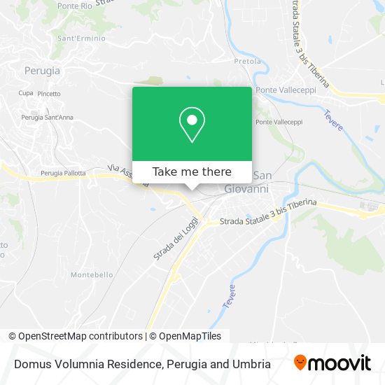 Domus Volumnia Residence map