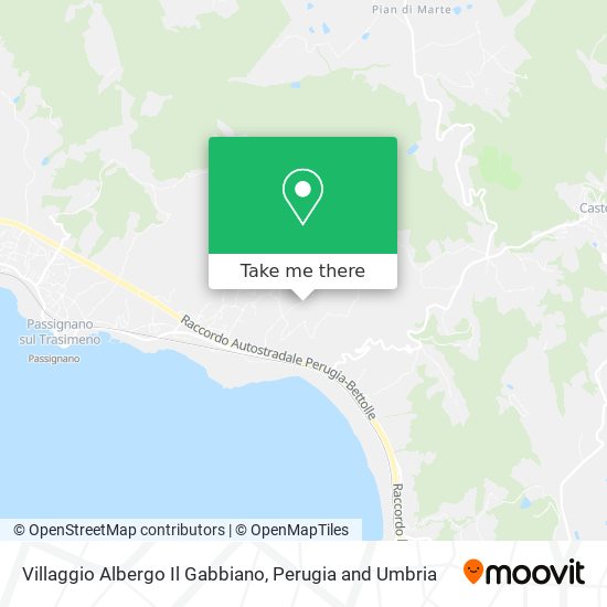 Villaggio Albergo Il Gabbiano map