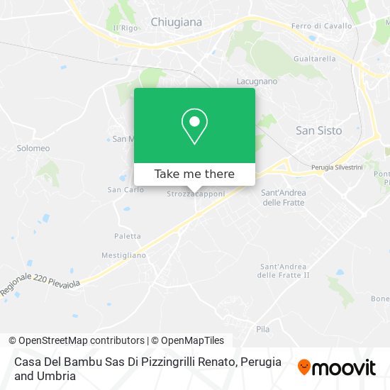 Casa Del Bambu Sas Di Pizzingrilli Renato map