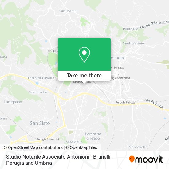 Studio Notarile Associato Antonioni - Brunelli map