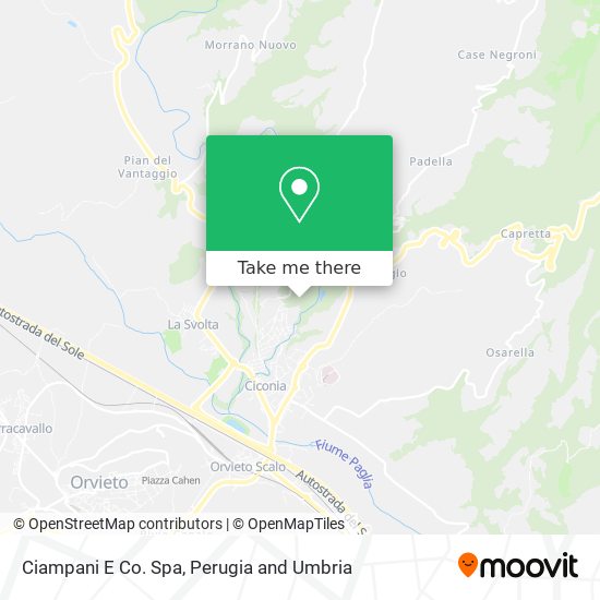 Ciampani E Co. Spa map