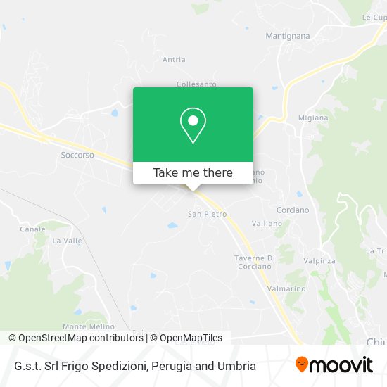 G.s.t. Srl Frigo Spedizioni map