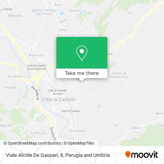 Viale Alcide De Gasperi, 8 map