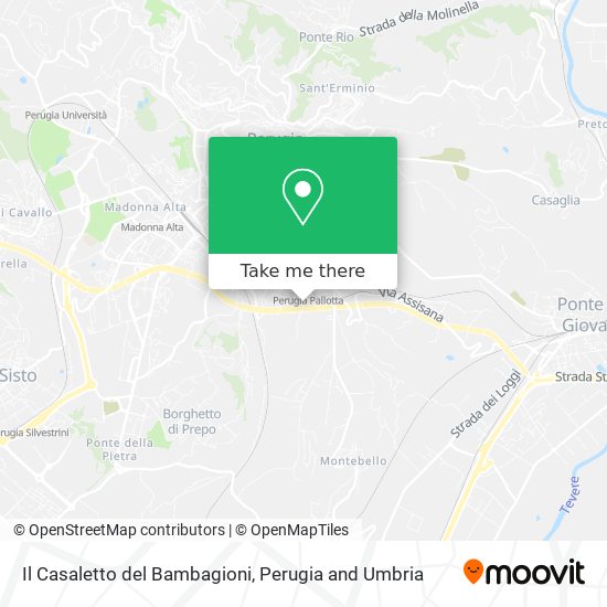 Il Casaletto del Bambagioni map