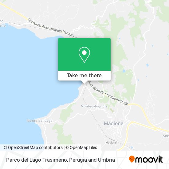 Parco del Lago Trasimeno map