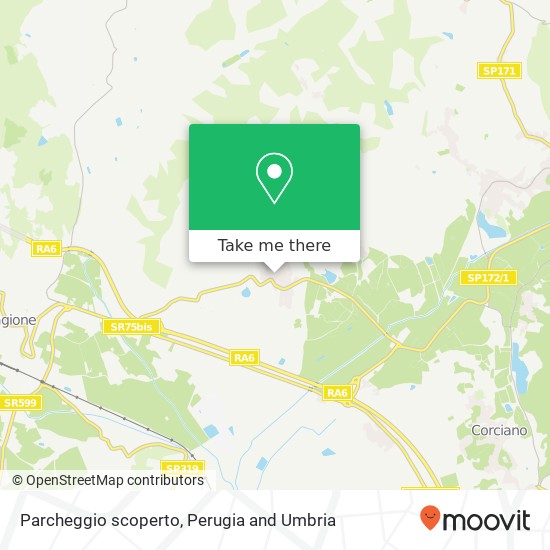 Parcheggio scoperto map