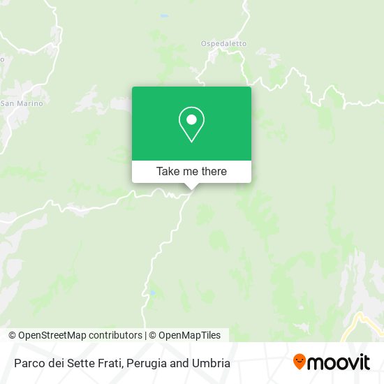 Parco dei Sette Frati map