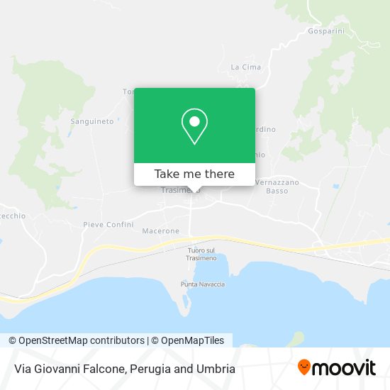 Via Giovanni Falcone map