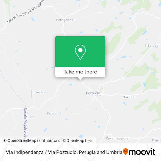 Via Indipendenza / Via Pozzuolo map