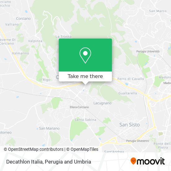 Decathlon Italia map