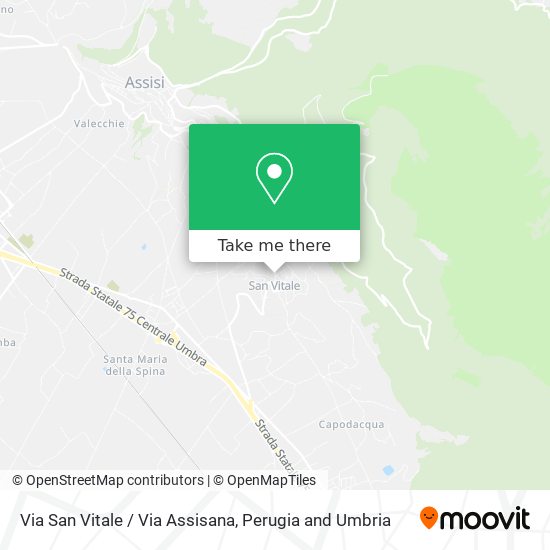 Via San Vitale / Via Assisana map
