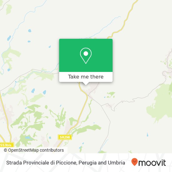 Strada Provinciale di Piccione map