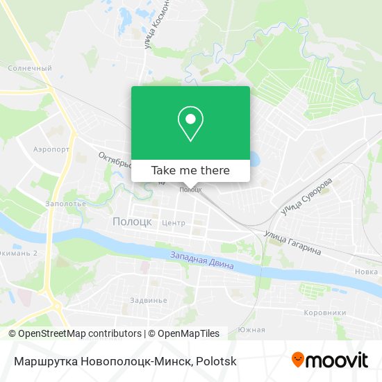 Маршрутка Новополоцк-Минск map