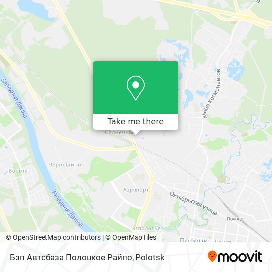 Бзп Автобаза Полоцкое Райпо map