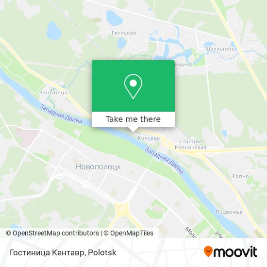 Гостиница Кентавр map