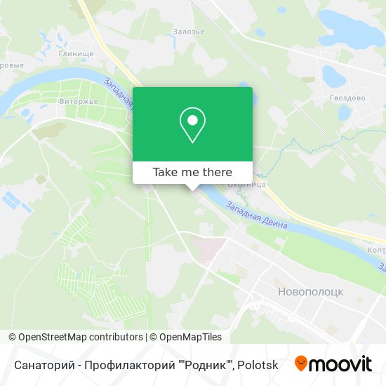 Санаторий - Профилакторий ""Родник"" map