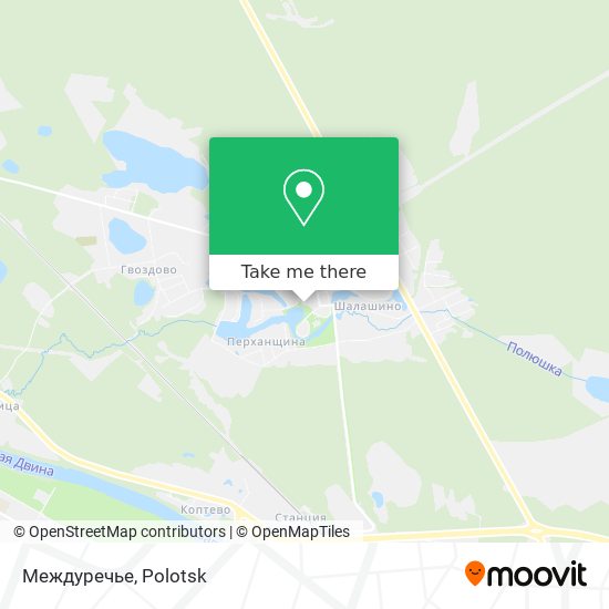 Междуречье map