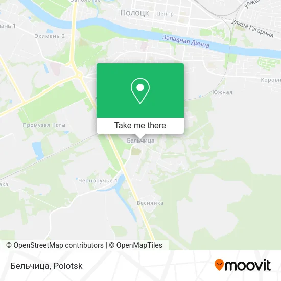 Бельчица map
