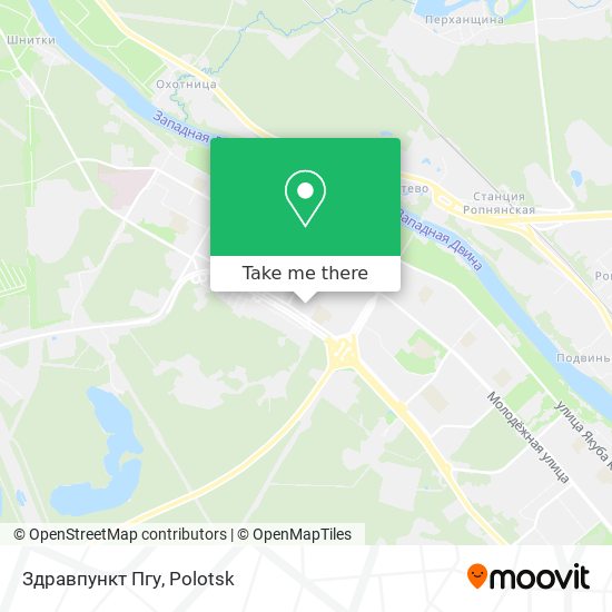 Здравпункт Пгу map