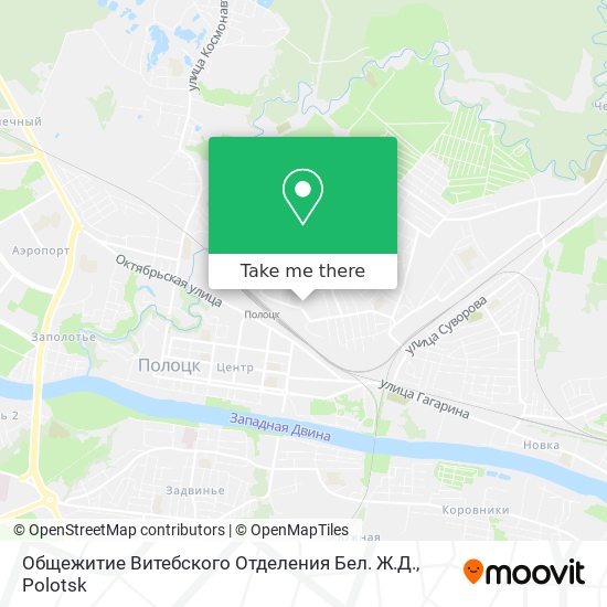 Общежитие Витебского Отделения Бел. Ж.Д. map