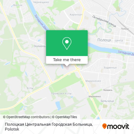 Полоцкая Центральная Городская Больница map