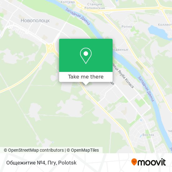 Общежитие №4, Пгу map