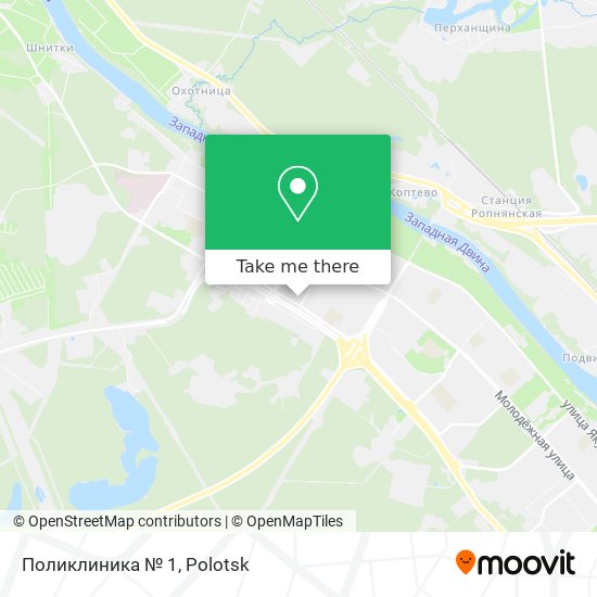 Поликлиника № 1 map