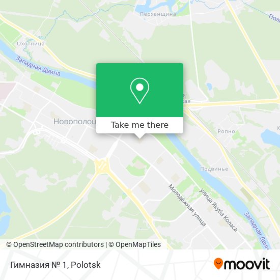 Гимназия № 1 map
